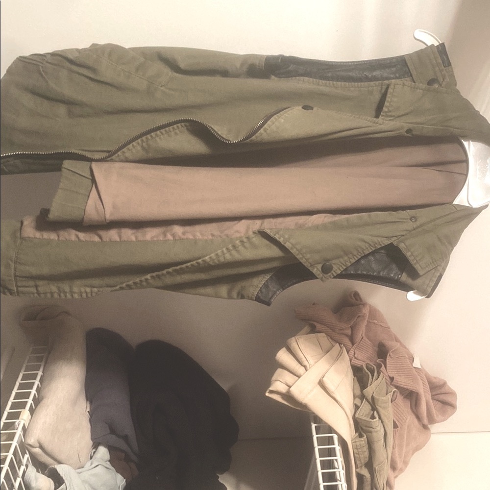 Love Culture Olive Green Utility Jacket